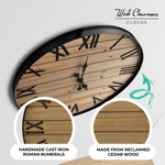 Rustic Clock, 24"