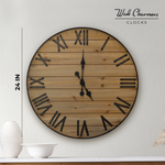 Rustic Clock, 24"