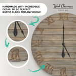 Farmhouse Clock, 30"