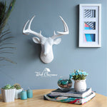 Faux deer, faux deer head, fake deer head, animal head wall mount, farmhouse decor