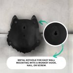 Faux wolf, faux wolf head, mini wolf head, fake wolf head, animal head wall mount, farmhouse decor