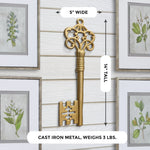 Gold Skeleton Key, 14"