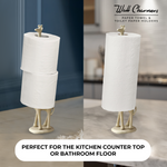 Giraffe Gold Paper Towel Holder, 17"