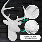 Faux deer, faux deer head, fake deer head, animal head wall mount, farmhouse decor