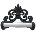 Fleur De Lis Toilet Paper Roll Holder, 8.7"