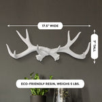 Faux antlers, deer antlers, faux deer antlers, antlers wall rack, antlers wall hooks, fake antler wall rack, antlers wall mount, farmhouse decor