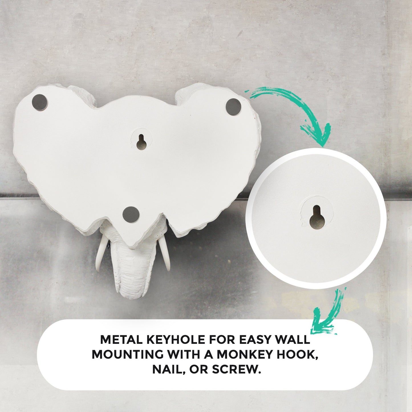 elephant, faux elephant, fake elephant, animal head wall mount, farmhouse decor