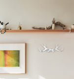 Faux antlers, deer antlers, faux deer antlers, antlers wall rack, antlers wall hooks, fake antler wall rack, antlers wall mount, farmhouse decor