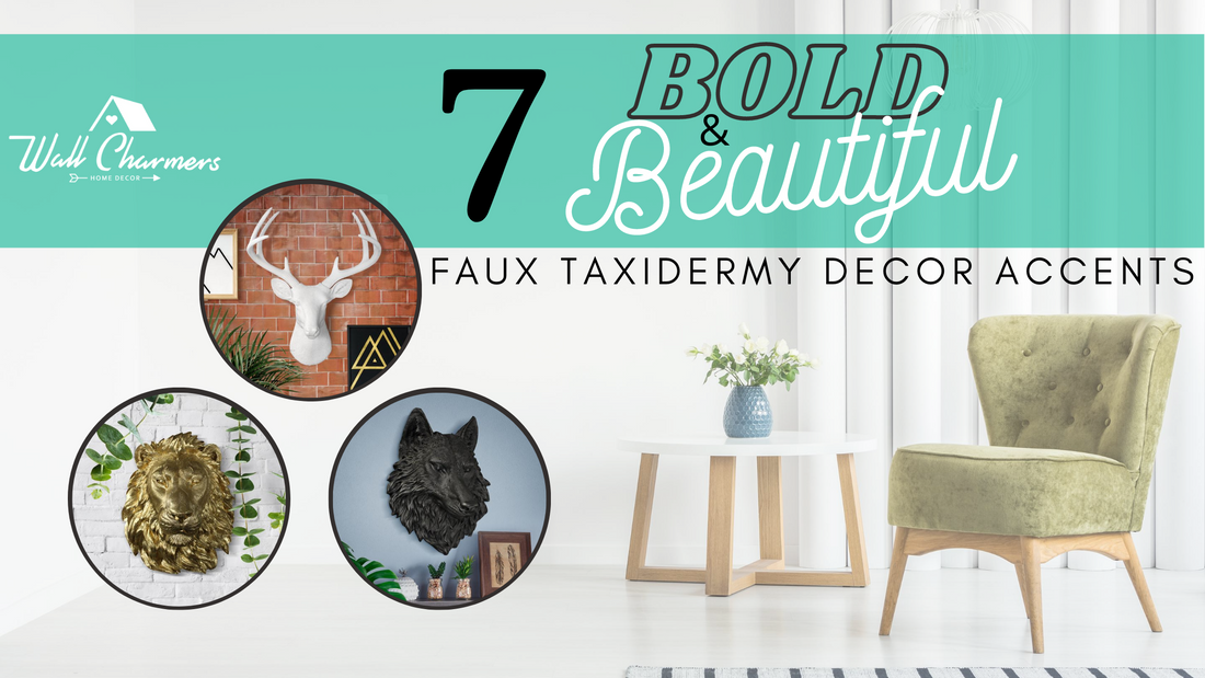 7 Bold & Beautiful Faux Taxidermy Decor Accents
