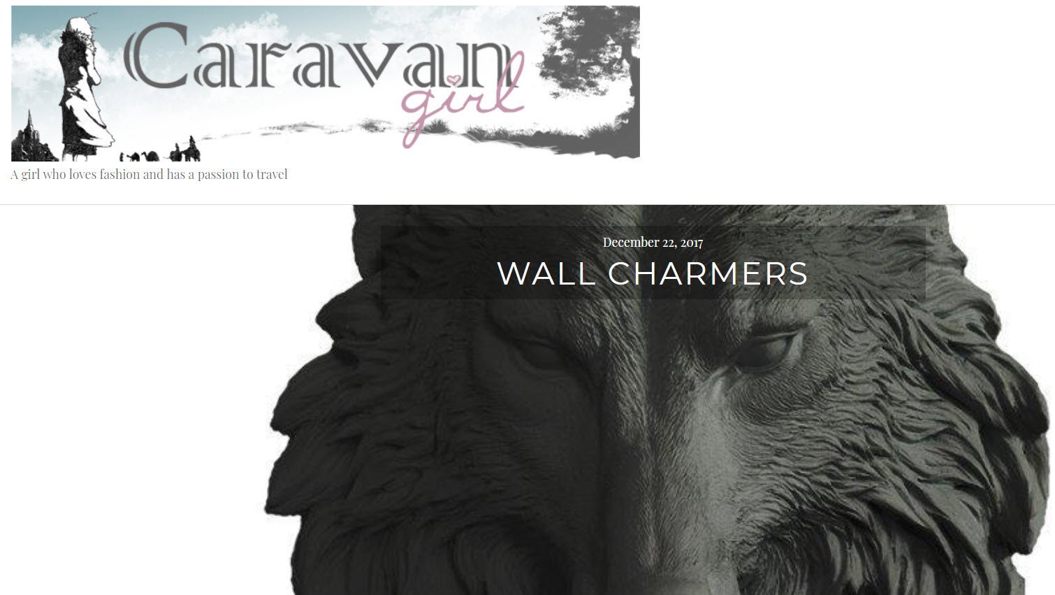 Wall Charmers Decor featured in Caravan Girl