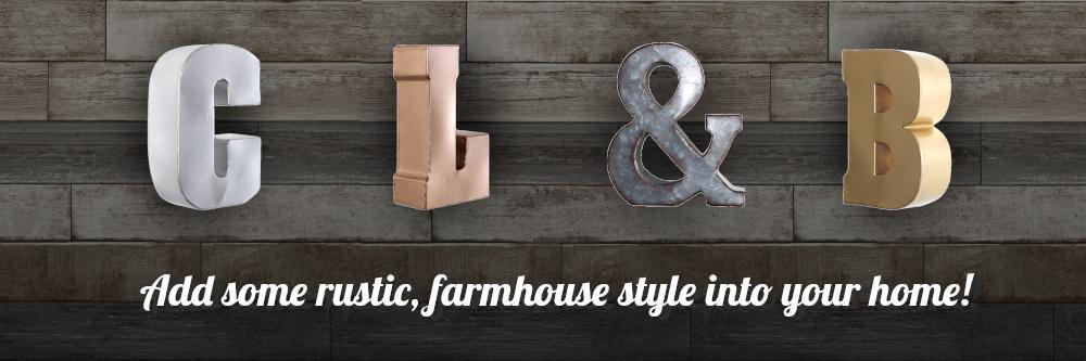 Introducing.... our NEW Farmhouse Style Decor line!!