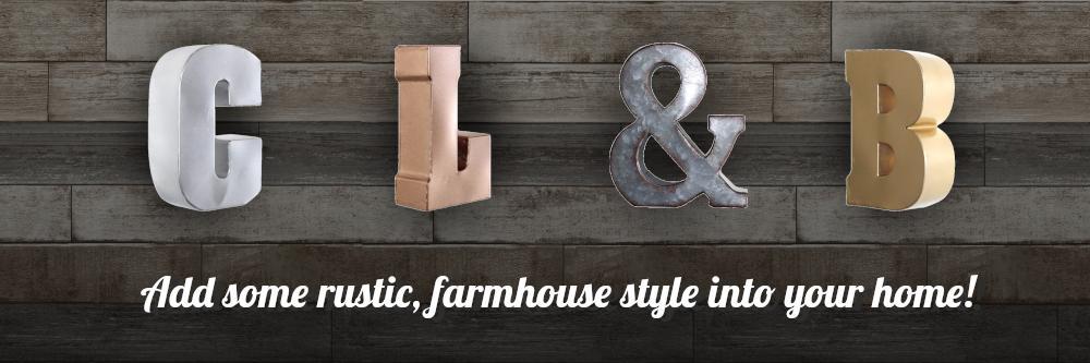 Introducing.... our NEW Farmhouse Style Decor line!!