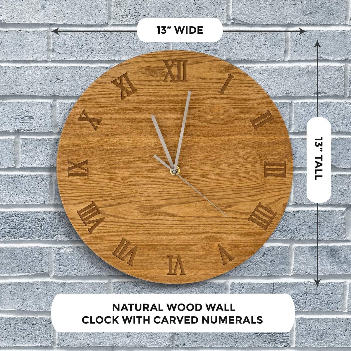 Modern Wall Clock, 13"