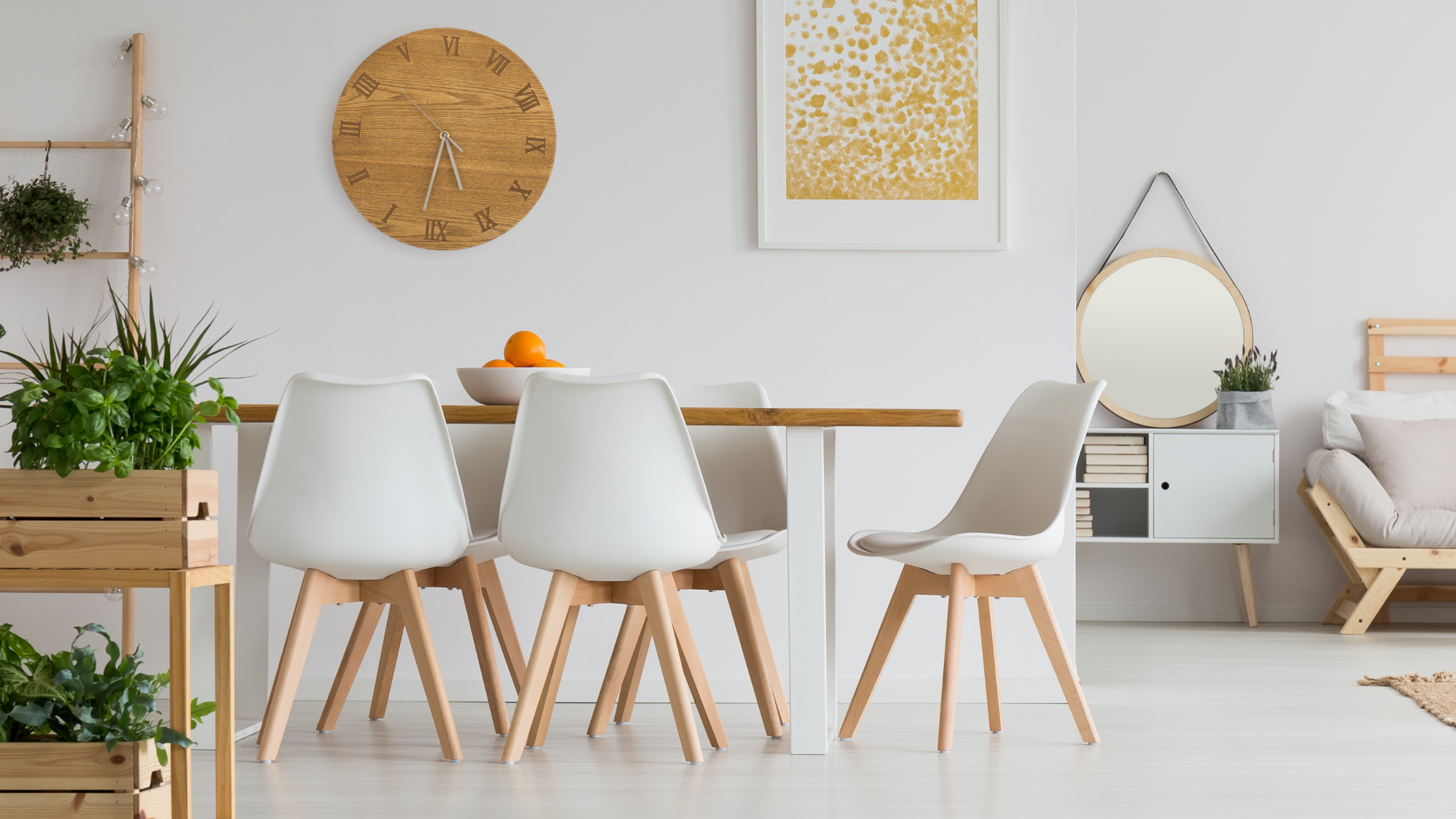 Modern Wall Clock, 13"