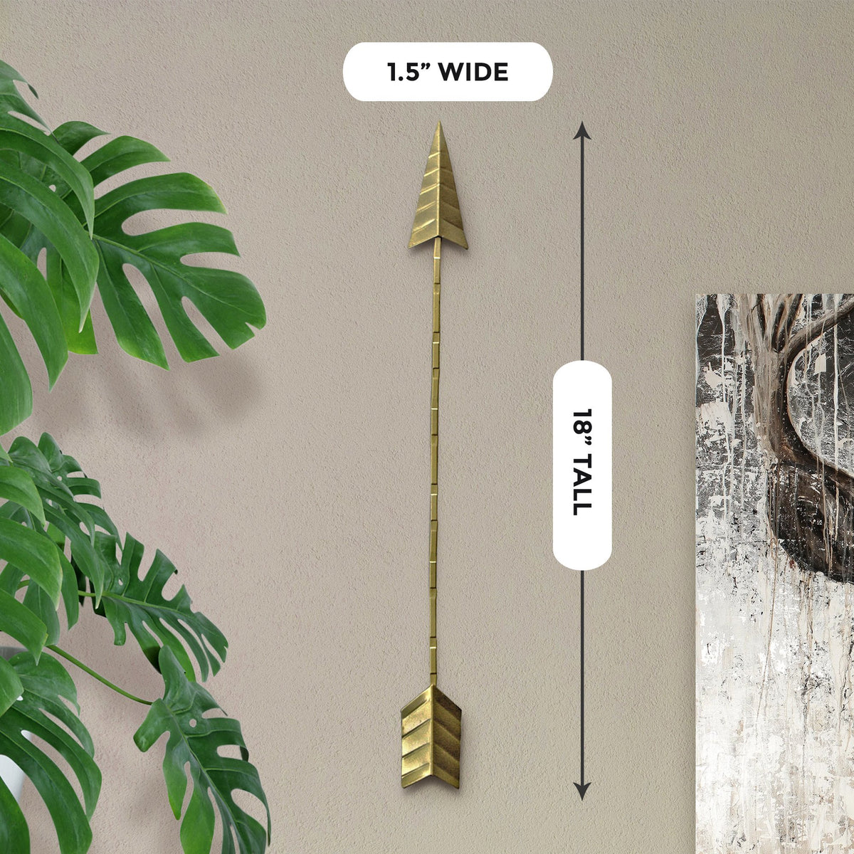 Gold Arrow Wall Decor FREE 2 Day Shipping + HassleFree Returns