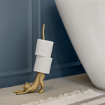 Gold Cat Paper Towel Holder, 18.5"