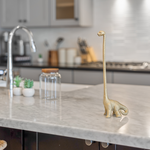 Gold Dinosaur Paper Towel Holder, 14"