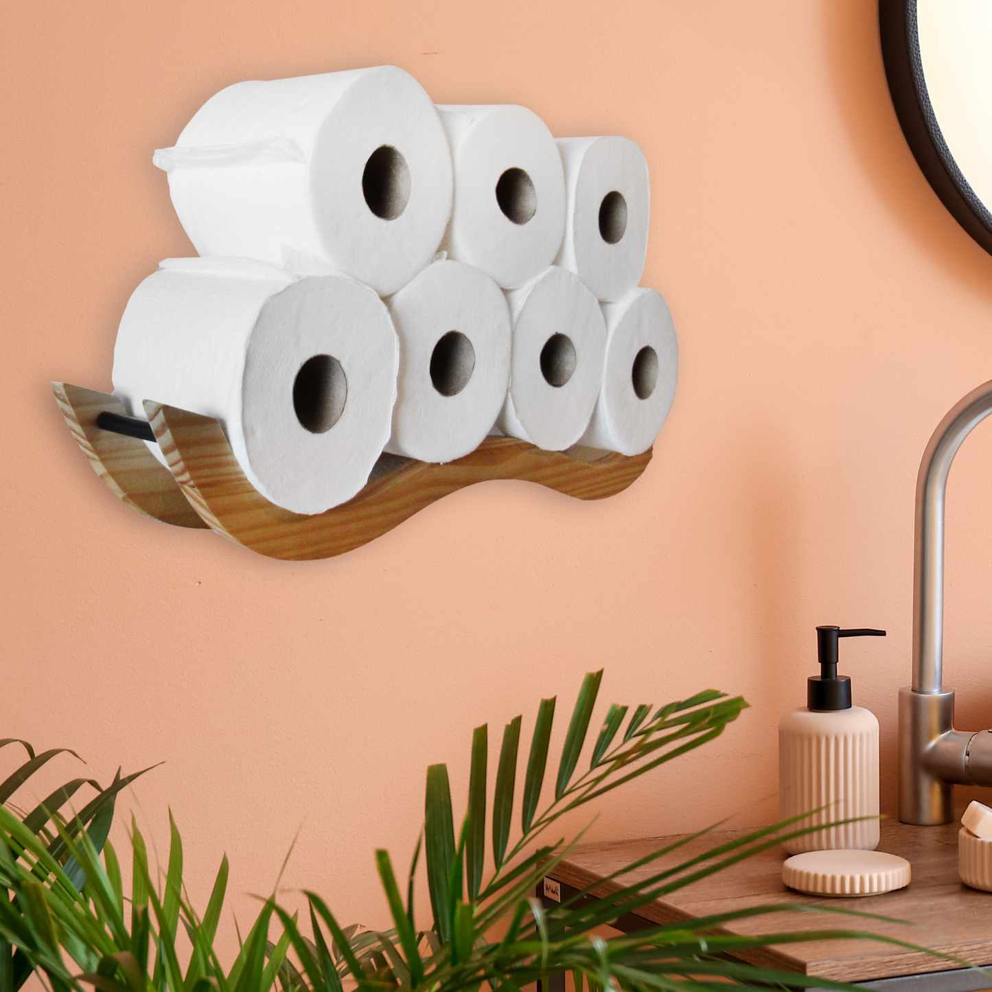 Cloud Toilet Paper Organizer, 23.6"