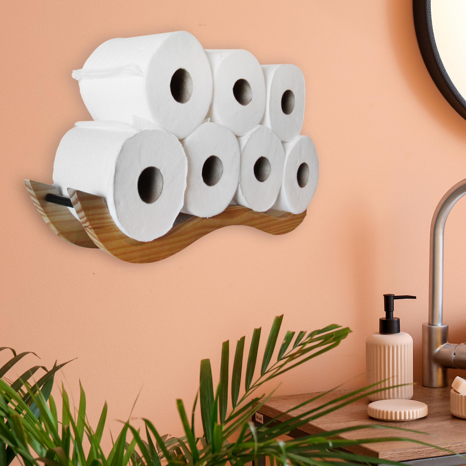 Cloud Toilet Paper Organizer, 23.6"