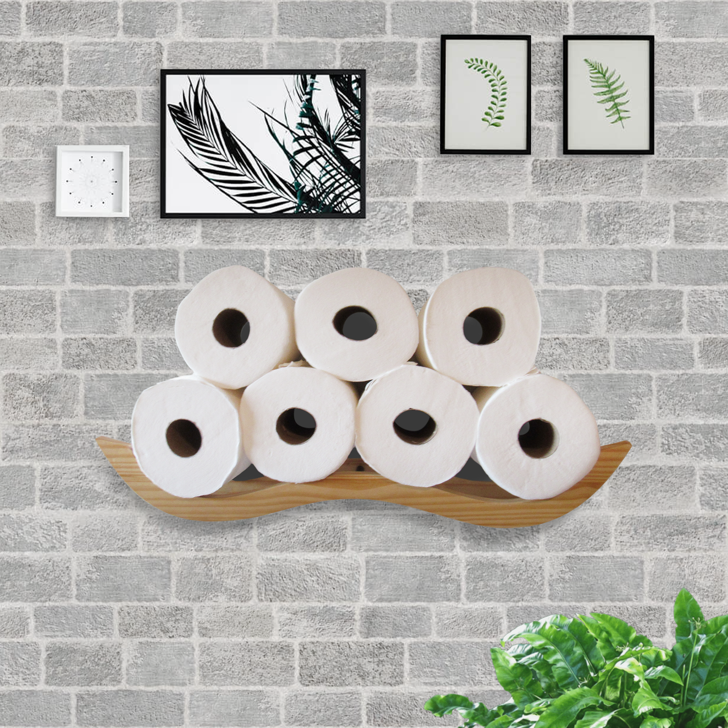 Cloud Toilet Paper Organizer, 23.6"