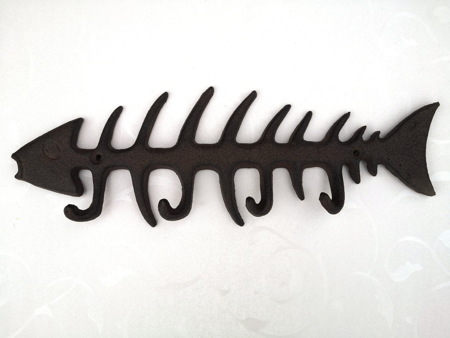 Fish Bones Wall Hooks, 13"