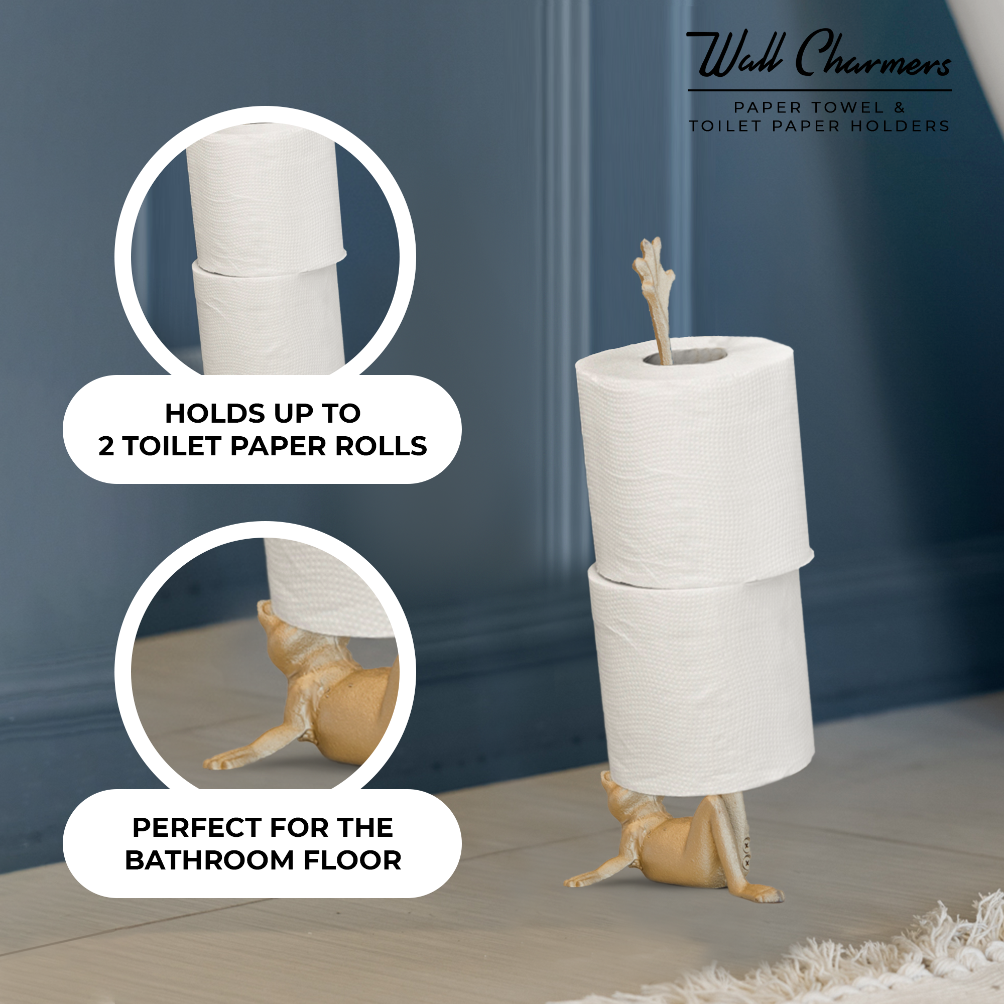 Frog paper discount towel holder