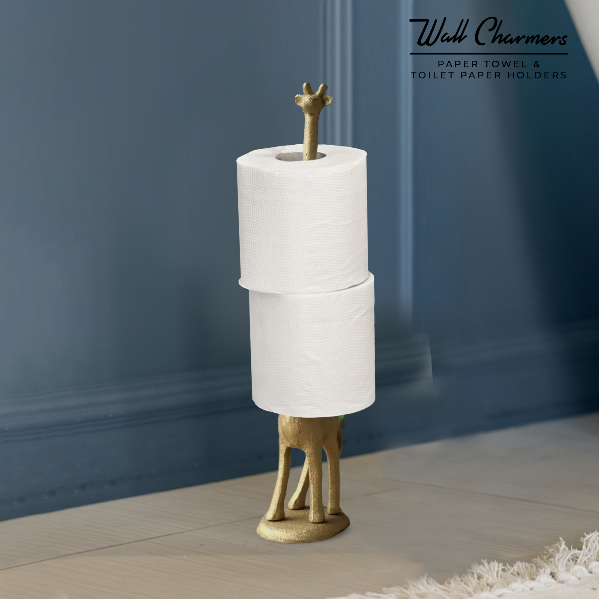 Giraffe Gold Paper Towel Holder 17.5