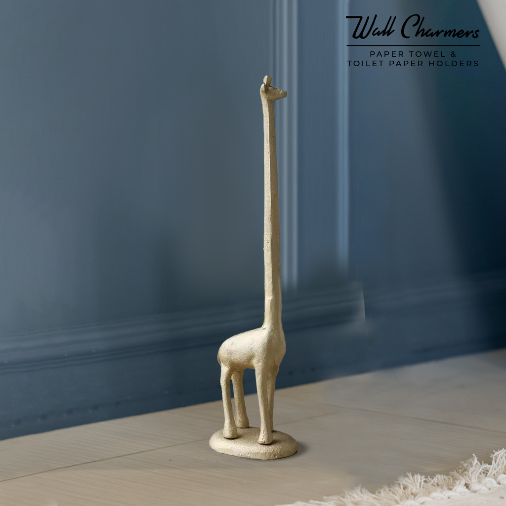 Giraffe Gold Paper Towel Holder, 17.5" Wall Charmers