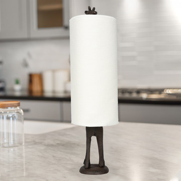 Rustic paper towel online holder