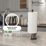 Giraffe Rustic Paper Towel Holder, 17.5"