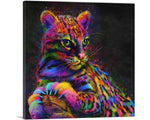 The Wild Ocelot Animal Canvas