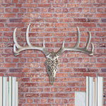 Carved Deer Skull, 21"